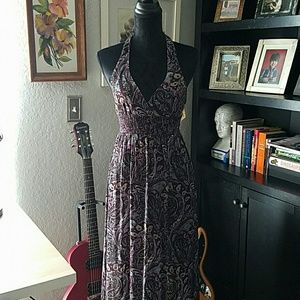 Halter Maxi Dress EUC
